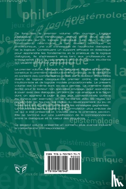 Fontaine, Matthieu, Redmond, Juan - Logique Dialogique: Une Introduction