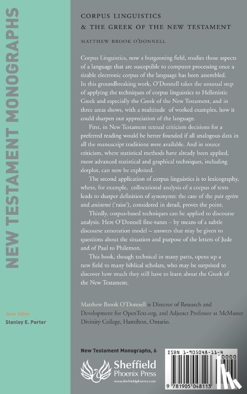 O'Donnell, Matthew Brook - Corpus Linguistics and the Greek of the New Testament