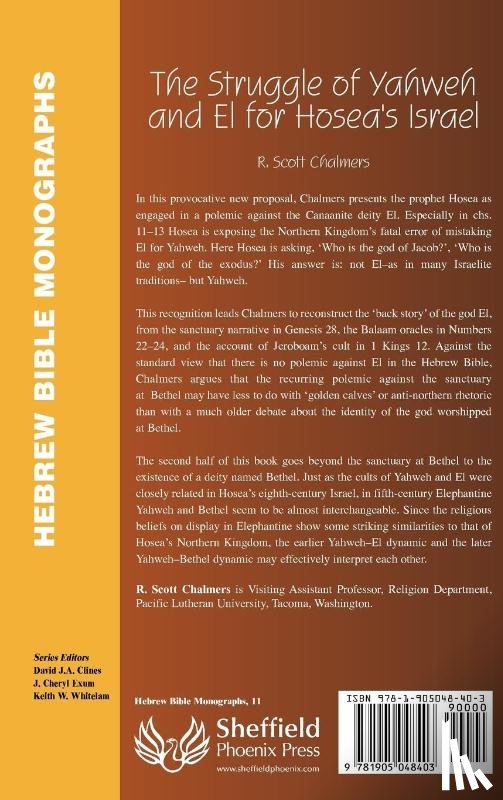 Chalmers, R. Scott - The Struggle of Yahweh and El for Hosea's Israel
