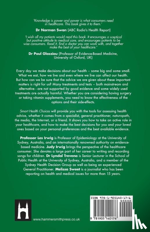 Irwig, Les, Irwig, Judy, Sweet, Melissa, Trevena, Lyndal - Smart Health Choices