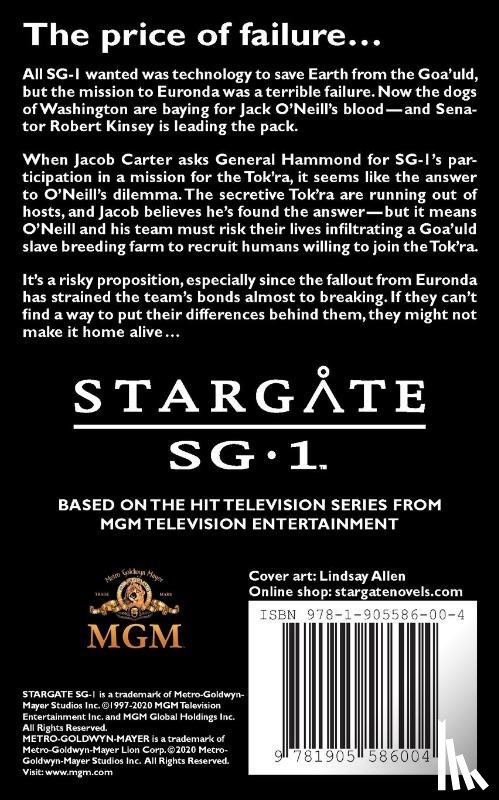 Miller, Karen - Stargate SG-1: Alliances