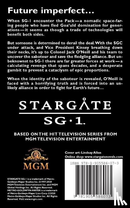 Swallow, James - Stargate SG-1: Relativity