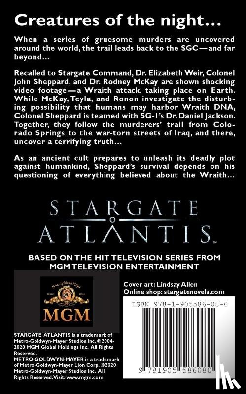 Whitelaw, Sonny, Christensen, Elizabeth - Stargate Atlantis: Blood Ties