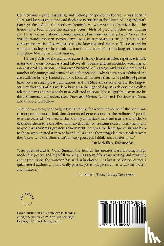 Simms, Colin - Gyrfalcon Poems