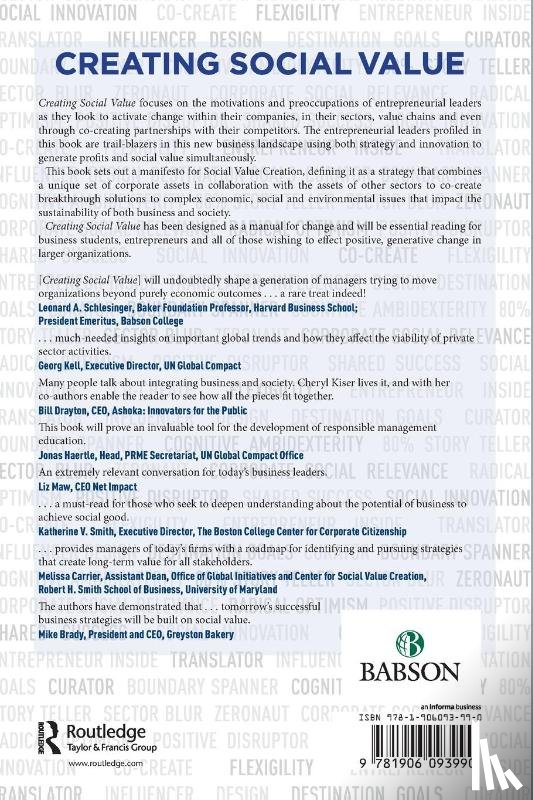 Kiser, Cheryl, Leipziger, Deborah, Shubert, J. Janelle - Creating Social Value