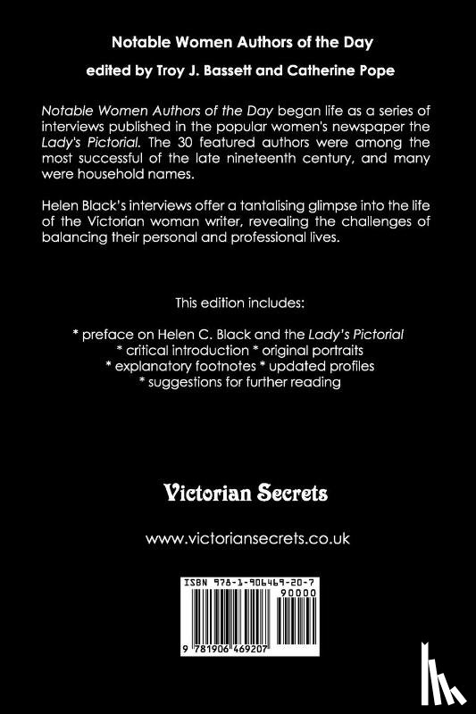 Black, Helen C. - Notable Women Authors of the Day