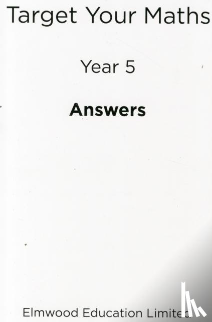 Pearce, Stephen - Target Your Maths Year 5 Answer Book