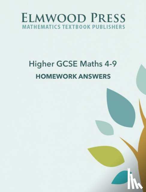 White, Michael - Higher GCSE Maths 4-9 Homework Answers