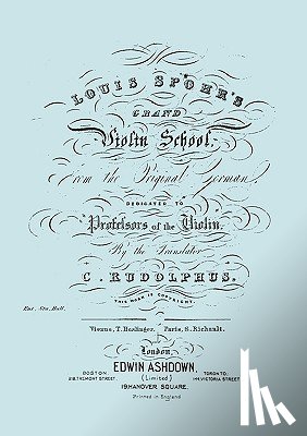 Spohr, Louis - Grand Violin School