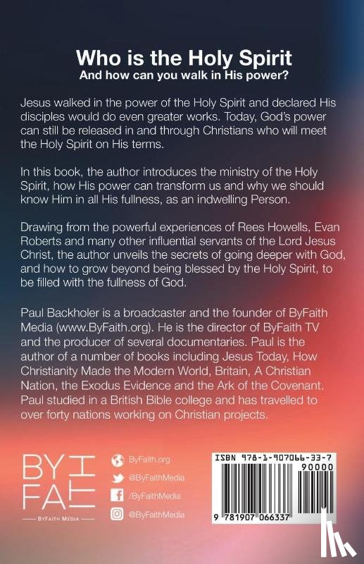 Backholer, Paul - Holy Spirit Power, Knowing the Voice, Guidance and Person of the Holy Spirit