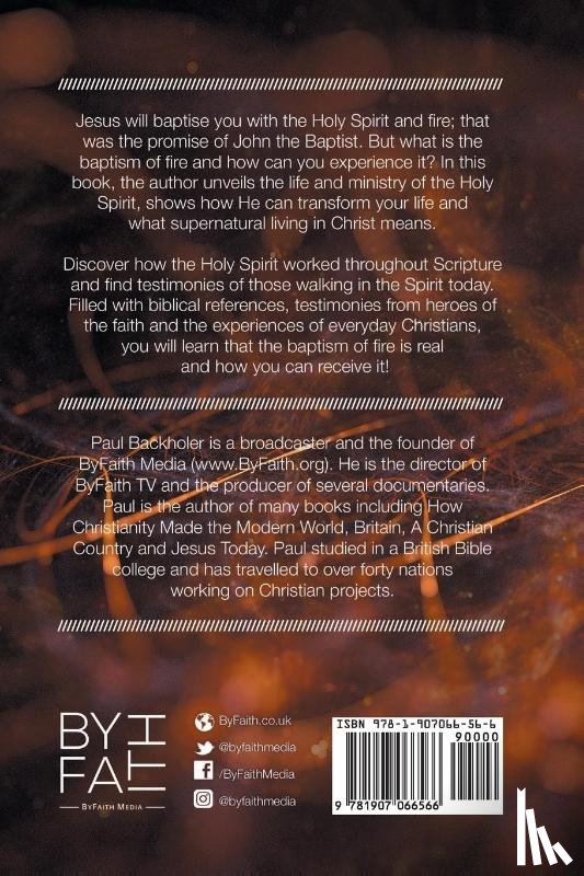 Backholer, Paul - The Baptism of Fire, Personal Revival: