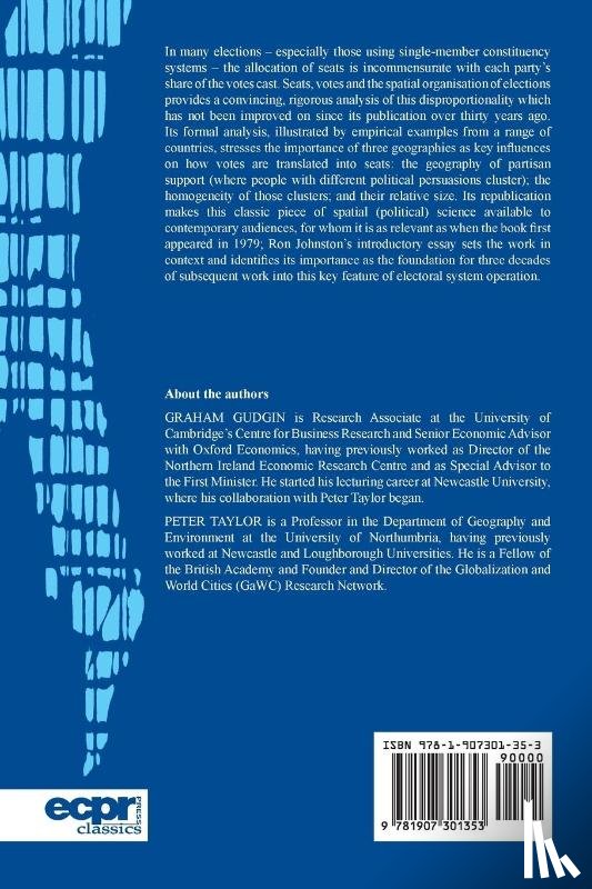Taylor, Peter, Gudgin, Graham - Seats, Votes, and the Spatial Organisation of Elections