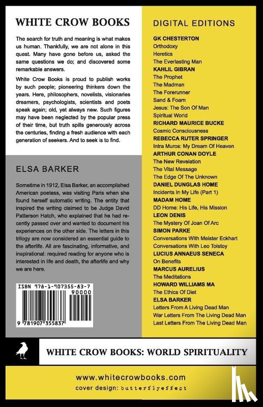 Barker, Elsa - Letters from a Living Dead Man