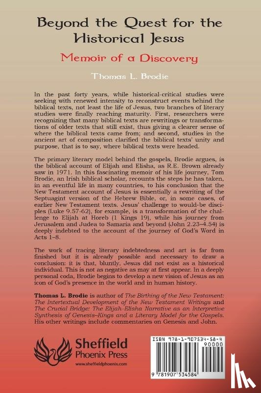 Brodie, Thomas L. - Beyond the Quest for the Historical Jesus
