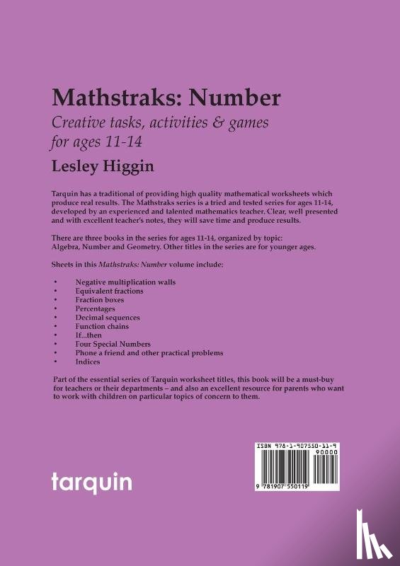 Higgin, Lesley - MathsTraks: Number