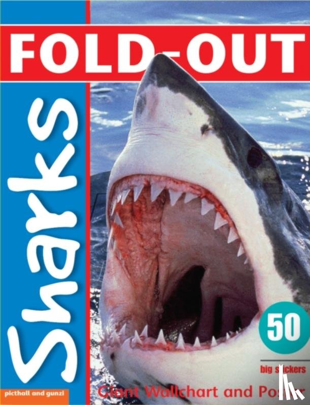 Zwemmer, Dominic - Fold-Out Poster Sticker Book: Sharks
