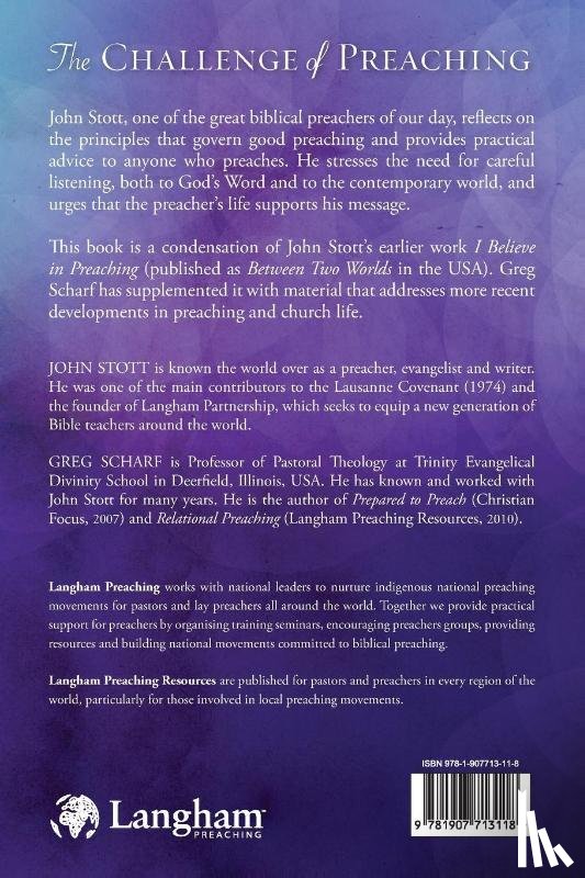 Stott, John R. W., Scharf, Greg - The Challenge of Preaching