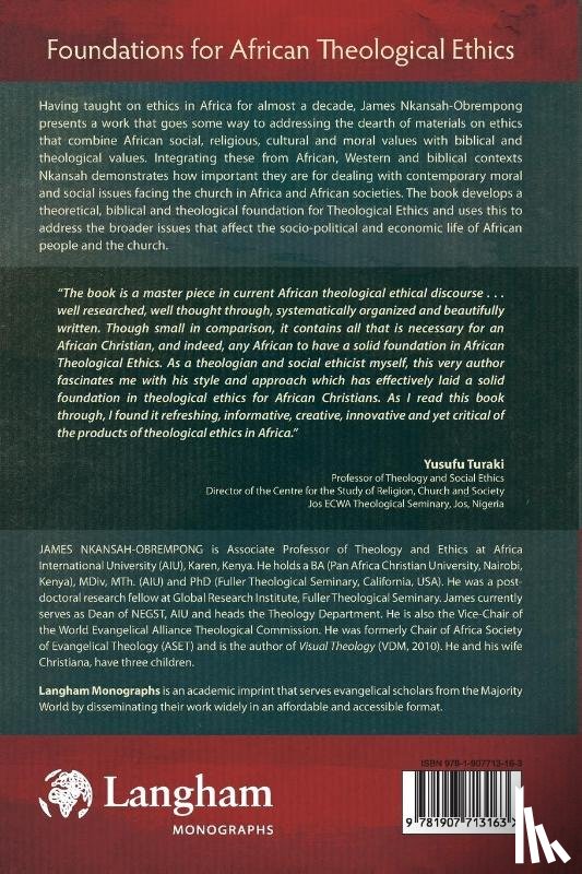 Nkansah-Obrempong, James - Foundations for African Theological Ethics
