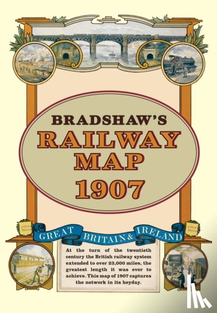 Bradshaw, George - Bradshaw's Railway Folded Map 1907