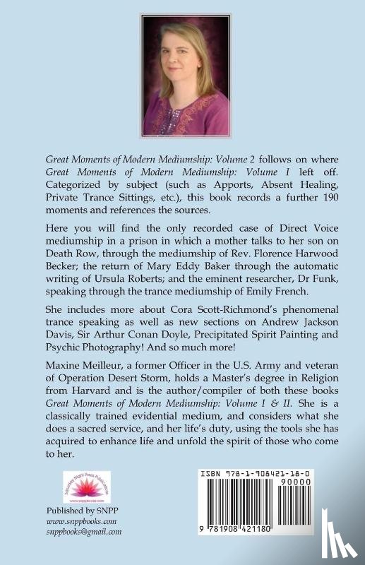 Meilleur, Maxine - Great Moments of Modern Mediumship, vol II