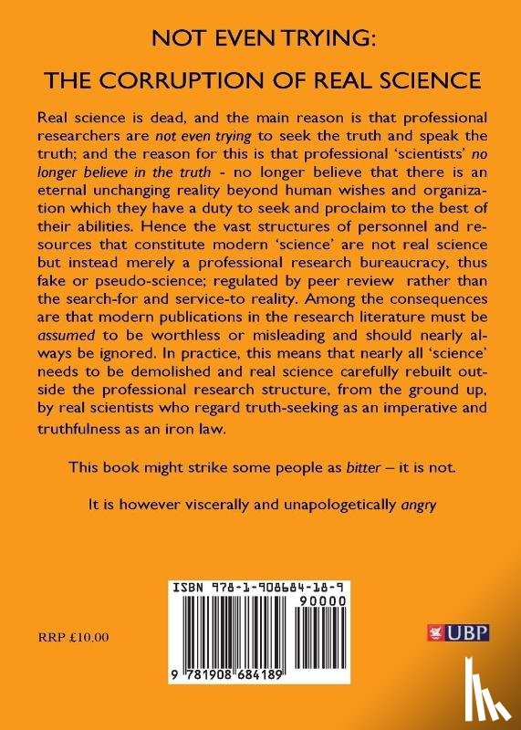 Charlton, Bruce - Not Even Trying