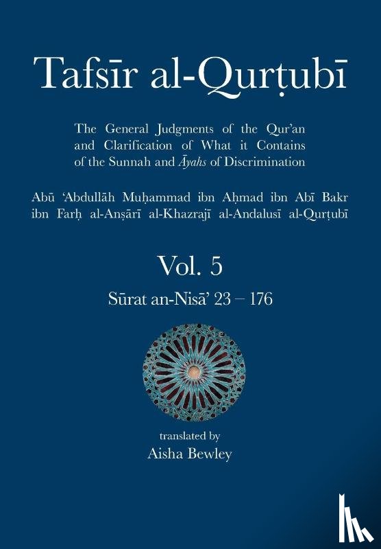 Al-Qurtubi, Abu 'abdullah Muhammad - Tafsir al-Qurtubi Vol. 5