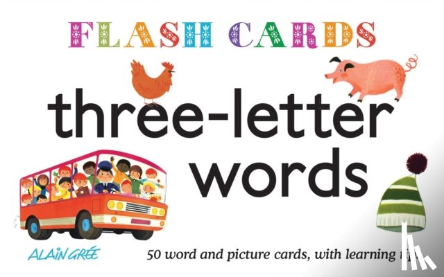 Gre, A - Three–Letter Words – Flash Cards