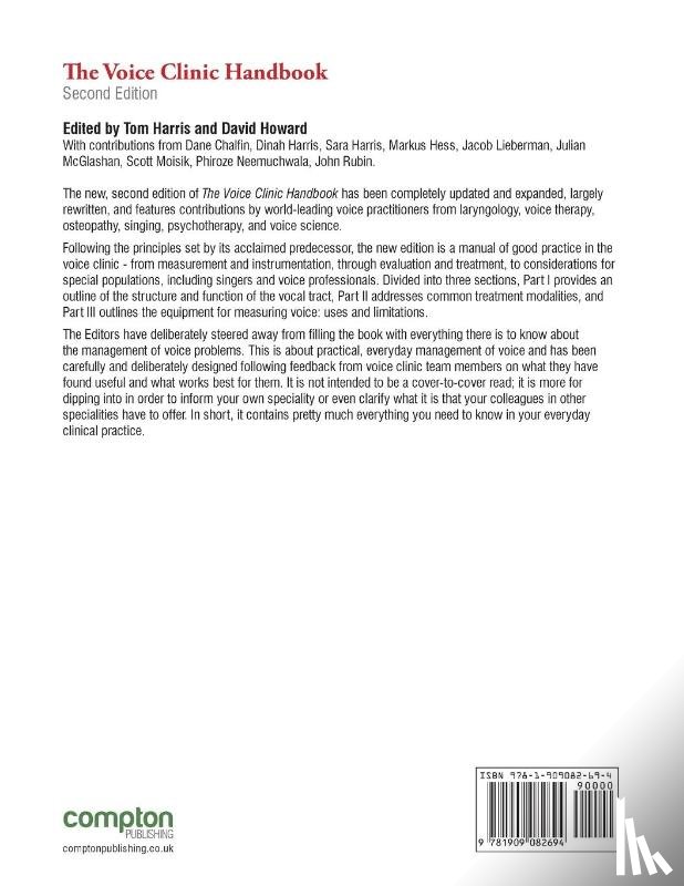 Harris, Tom, Howard, David - The Voice Clinic Handbook