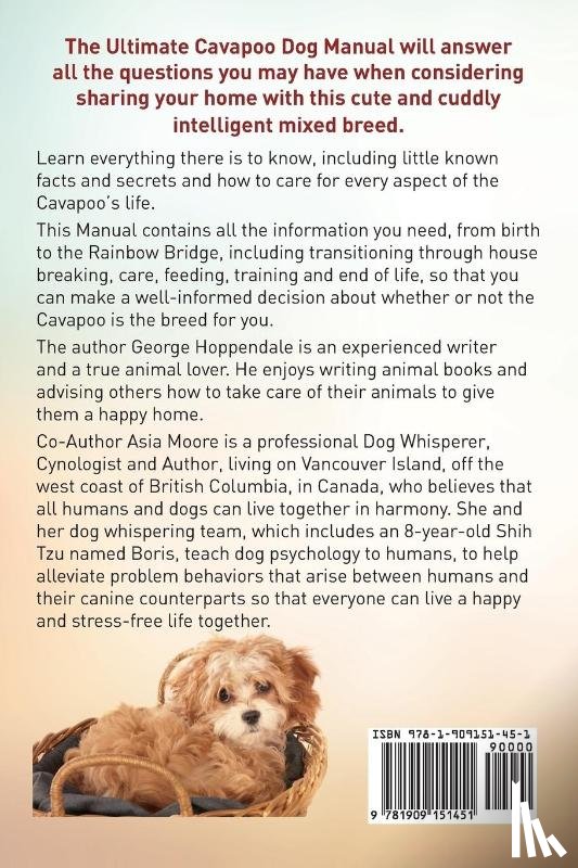 Hoppendale, George, Moore, Asia - Cavapoos: The Ultimate Cavapoo Dog Manual