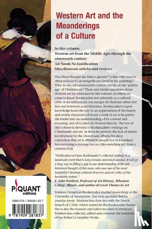 Hengelaar-Rookmaaker, Marleen - Western Art and the Meanderings of a Culture, PB (vol 4)