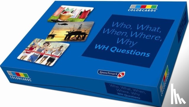 Speechmark - Who, What, When, Where Colorcards -Interrogative Pronouns