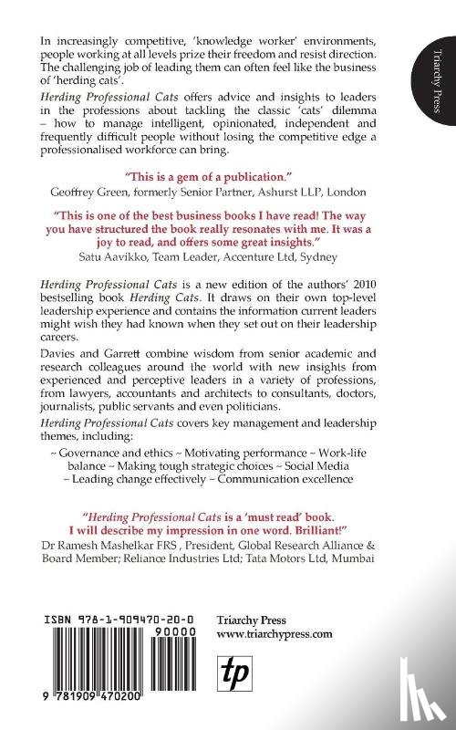 Davies, Graeme John, Garrett, Geoffrey - Herding Professional Cats