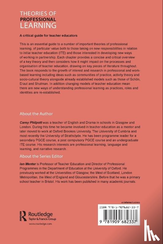 Philpott, Carey - Theories of Professional Learning