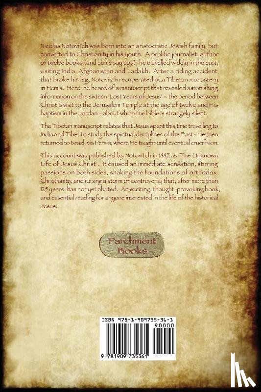 Notovitch, Nicolas - The Unknown Life of Jesus