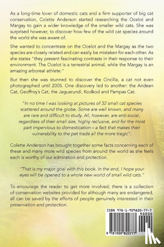 Anderson, Colette - An introduction to The Ocelot and Margay and Other Rare Wild Cats Including Caracal, Clouded Leopard, Black Footed Cat, Fishing Cat and Iberian Lynx