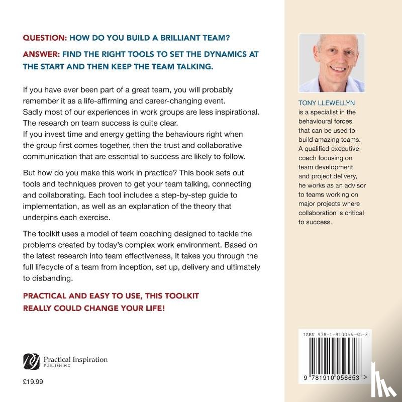 Llewellyn, Tony - The Team Coaching Toolkit
