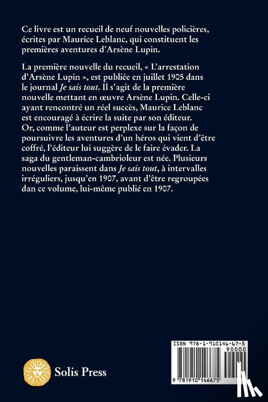LeBlanc, Maurice - Arsene Lupin