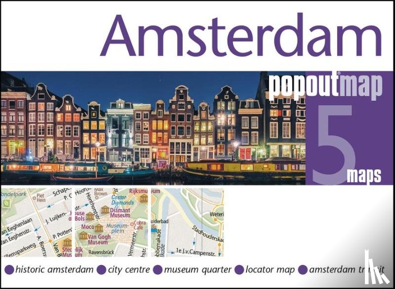 Maps, Popout - Amsterdam PopOut Map