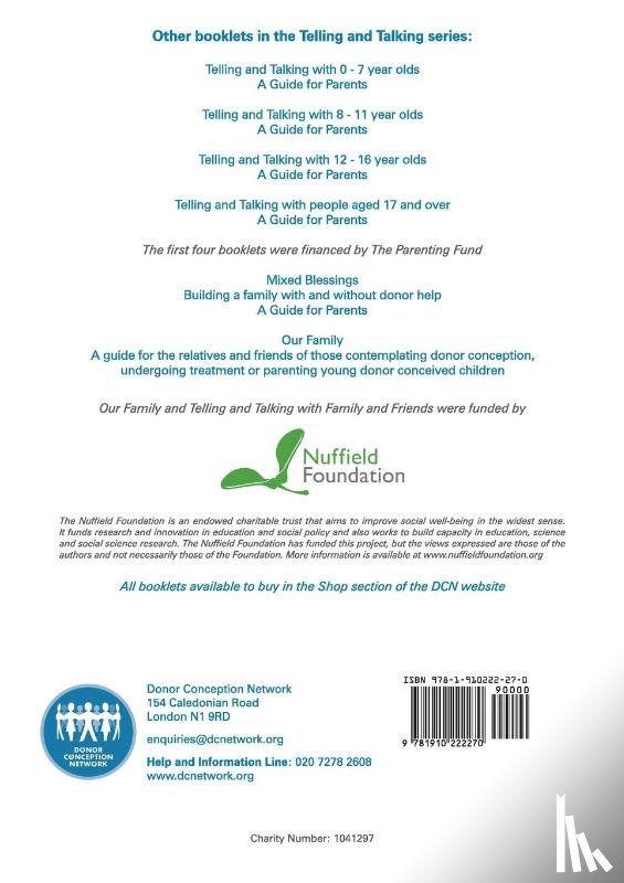 Donor Conception Network - Telling & Talking - Friends & Family