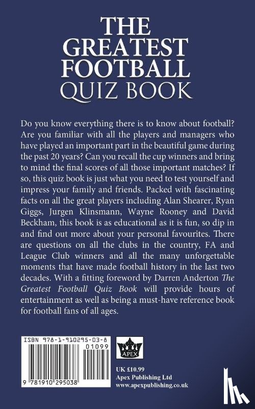Cowlin, Chris - The Greatest Football Quiz Book