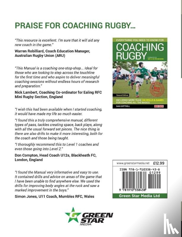 Cottrell, Dan - Everything You Need to Know for Coaching Rugby