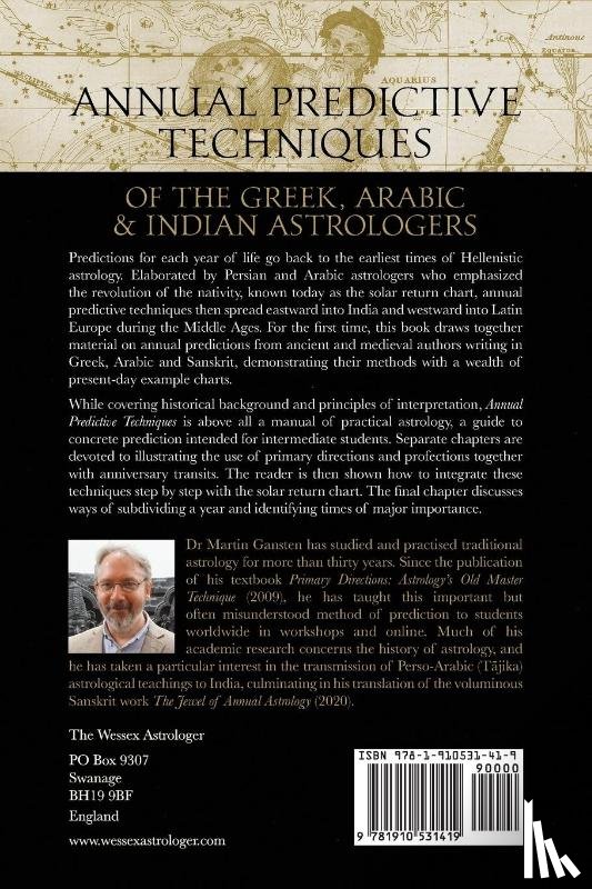 Gansten, Martin - Annual Predictive Techniques of the Greek, Arabic and Indian Astrologers