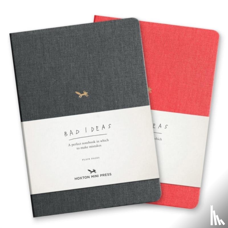 Press, Hoxton Mini - A Notebook For Bad Ideas - Grey/lined