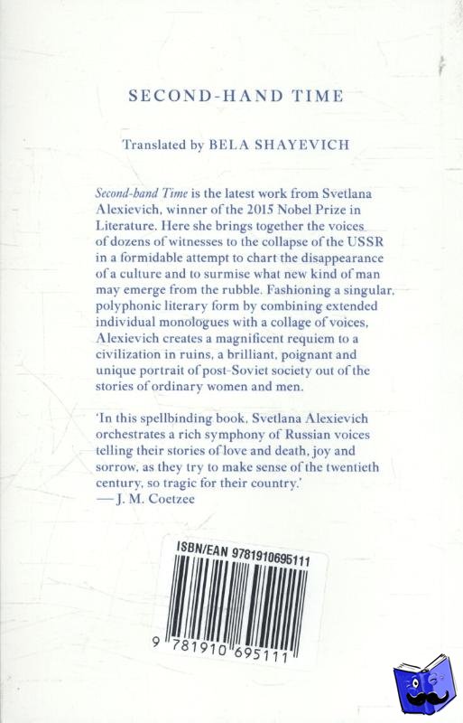 Alexievich, Svetlana - Second-hand Time