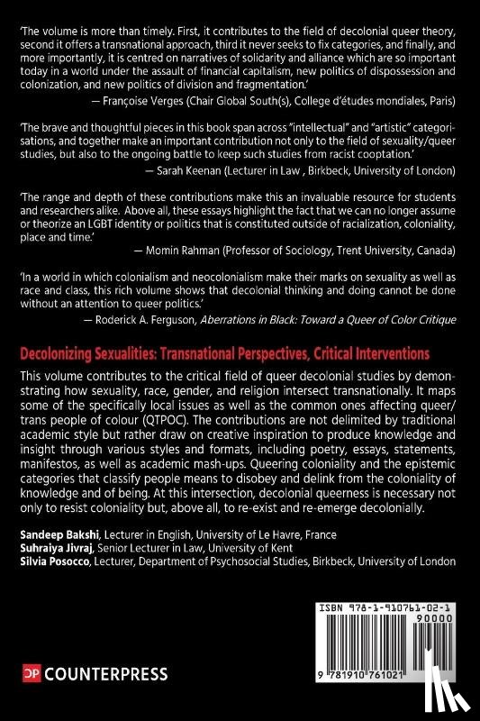  - Decolonizing Sexualities
