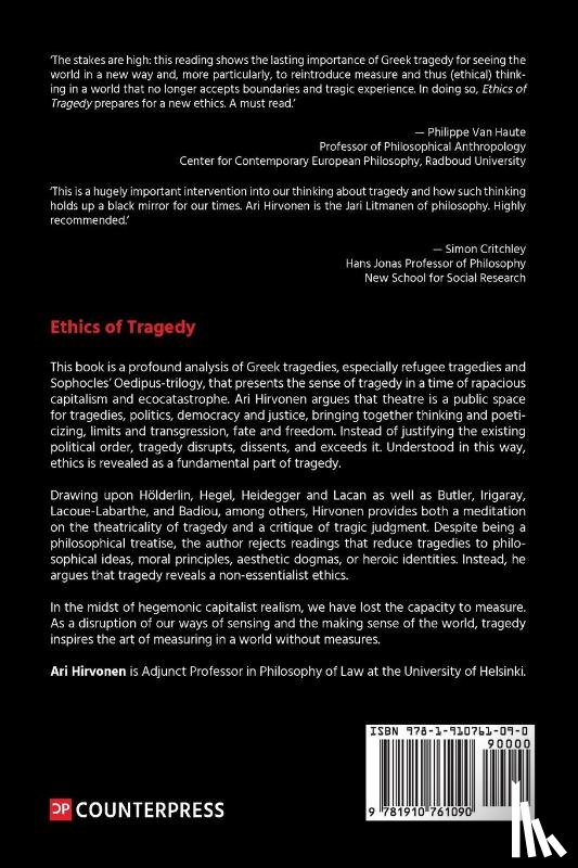 Hirvonen, Ari - Ethics of Tragedy