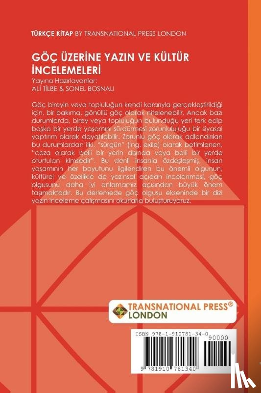 Tilbe, Ali, Bosnali, Sonel - Goec UEzerine Yazın ve Kultur İncelemeleri