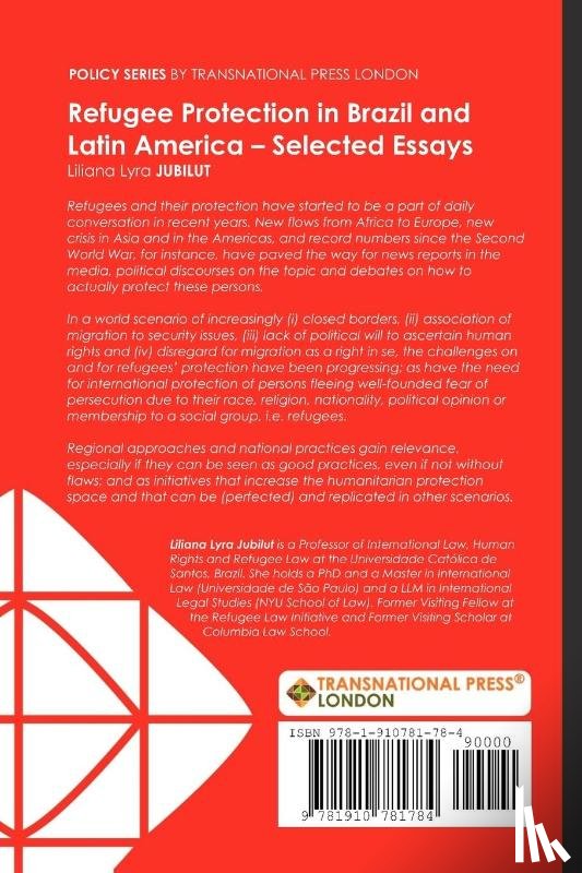 Jubilut, Liliana Lyra - Refugee Protection in Brazil and Latin America - Selected Essays