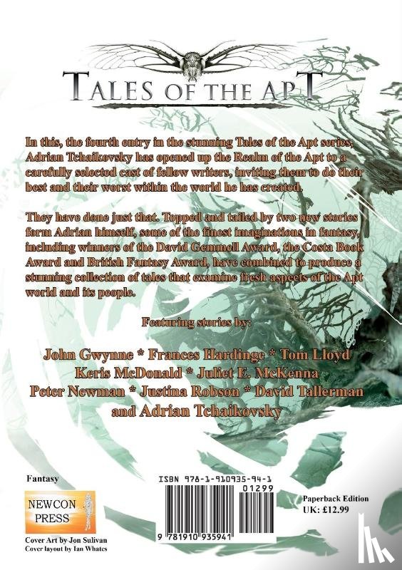 Tchaikovsky, Adrian, Hardinge, Frances, Gwynne, John - The Scent of Tears