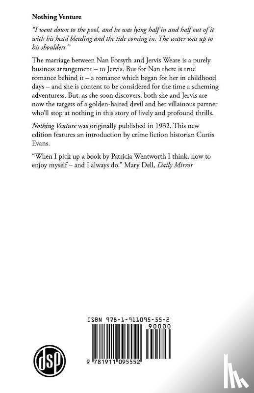 Wentworth, Patricia - Nothing Venture